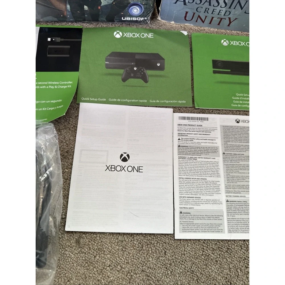 Xbox One Assassin's Creed Unity Console Box Headset &‎ Inserts Only 